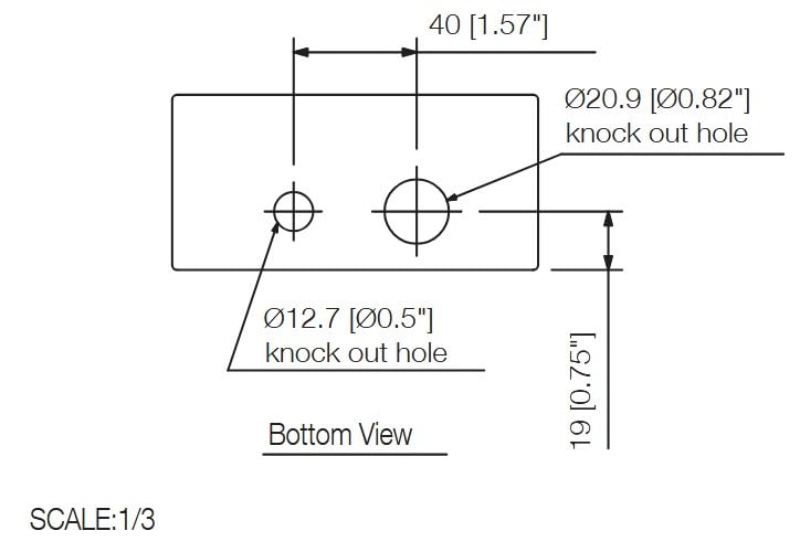 TOA Electronics YC-841 Outdoor Surface-Mount Back-Box; for N-8033MS Flush-Mount Master Station; Durable Steel Construction; Wall Installation; Includes Mounting Screws